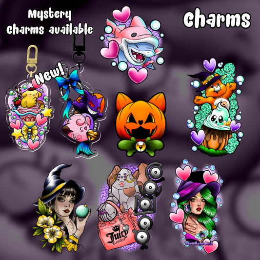 BeeWitched.Ink Acrylic Charms