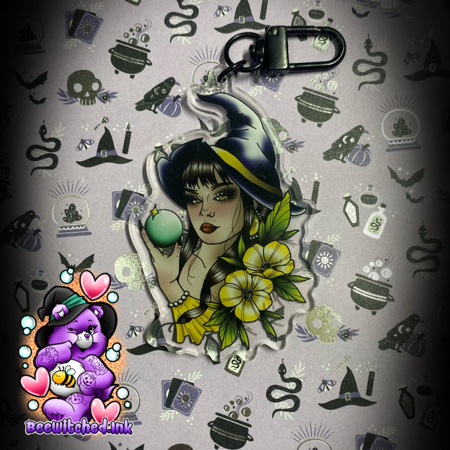 BeeWitched.Ink Acrylic Charms