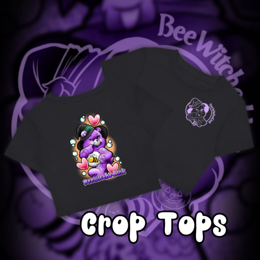 Fitted Crop Cotton T-Shirt