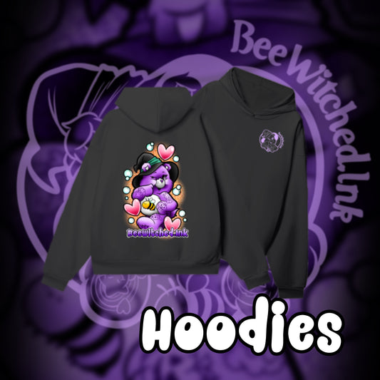 BeeWitched.Ink Heavyweight Hidden Pocket Fleece Hoodie