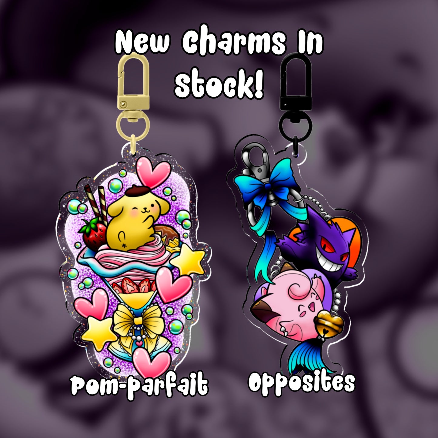 BeeWitched.Ink Acrylic Charms